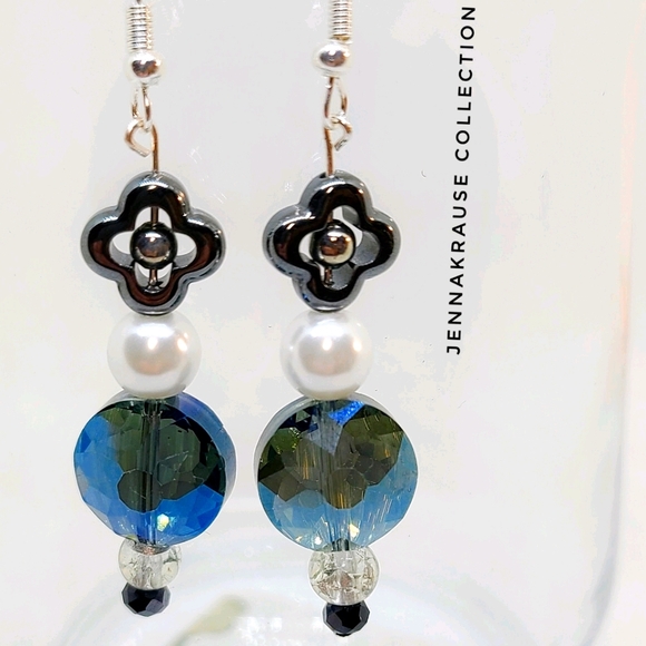 JennAKrause Collection Jewelry - One of a Kind Quatrefoil Earrings